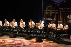 L\'association musicale Assala de Tlemcen à la 6è édition du Festival de musique Hawzi à Tlemcen.