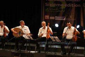 L\'association musicale Assala de Tlemcen à la 6è édition du Festival de musique Hawzi à Tlemcen.