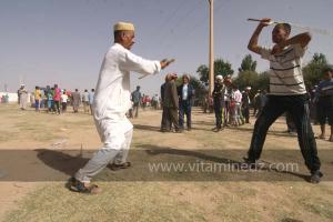 Combat de batons (M\'tarag) à la waada de Sidi Khelifa, El Khaiter wilaya d\'El Bayadh
