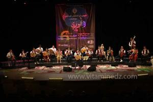 Enfants de l\'Institut de Musique de Tlemcen à la 6è édition du Festival de musique Hawzi à Tlemcen.