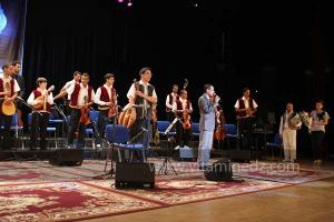 Enfants de l\'Institut de Musique de Tlemcen à la 6è édition du Festival de musique Hawzi à Tlemcen.