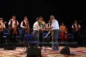 Membres de l\'Institut de Musique de Constantine à la 6è édition du Festival de musique Hawzi à Tlemcen.