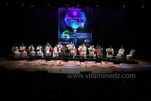 L\'association musicale Gharnata de Tlemcen sous la direction de Ghouti Korso à la 6è édition du Festival de musique Hawzi à Tlemcen.