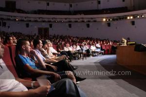 L\'association musicale Gharnata de Tlemcen sous la direction de Ghouti Korso à la 6è édition du Festival de musique Hawzi à Tlemcen.