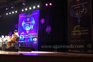 L\'association musicale Gharnata de Tlemcen sous la direction de Ghouti Korso à la 6è édition du Festival de musique Hawzi à Tlemcen.