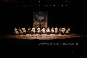 L\'association musicale Ahbab cheikh Larbi Bensari de Tlemcen à la 6è édition du Festival de musique Hawzi à Tlemcen. Sous la direction du Maître Fewzi Kalafat