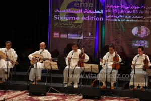 L\'association musicale Ahbab cheikh Larbi Bensari de Tlemcen à la 6è édition du Festival de musique Hawzi à Tlemcen. Sous la direction du Maître Fewzi Kalafat