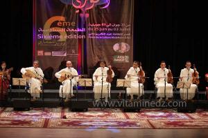 L\'association musicale Ahbab cheikh Larbi Bensari de Tlemcen à la 6è édition du Festival de musique Hawzi à Tlemcen. Sous la direction du Maître Fewzi Kalafat