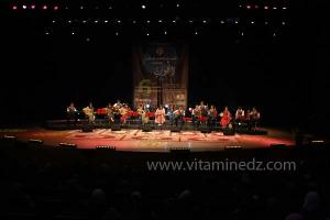 L\'association musicale mostaganemoise Al Fan Wannachat à la 6è édition du Festival de musique Hawzi à Tlemcen.