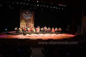 L\'association musicale mostaganemoise Al Fan Wannachat à la 6è édition du Festival de musique Hawzi à Tlemcen.