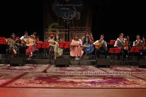 L\'association musicale mostaganemoise Al Fan Wannachat à la 6è édition du Festival de musique Hawzi à Tlemcen.