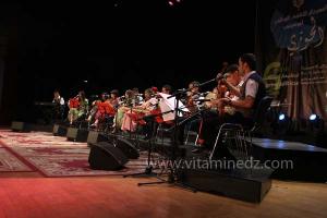 L\'association musicale mostaganemoise Al Fan Wannachat à la 6è édition du Festival de musique Hawzi à Tlemcen.