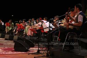 L\'association musicale mostaganemoise Al Fan Wannachat à la 6è édition du Festival de musique Hawzi à Tlemcen.