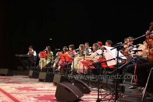 L\'association musicale mostaganemoise Al Fan Wannachat à la 6è édition du Festival de musique Hawzi à Tlemcen.