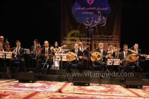 L\'association musicale Awtar Tilimssen à la 6è édition du Festival de musique Hawzi à Tlemcen.