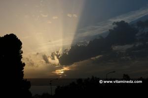 Coucher de Soleil Sur Mansourah