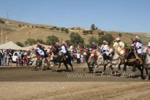 Ta3m ou Waada Rjal Meghila, ou Waadat Al Kraiche, fantasia, la3b, Goum ...