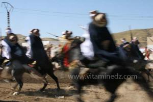 Ta3m ou Waada Rjal Meghila, ou Waadat Al Kraiche, fantasia, la3b, Goum ...