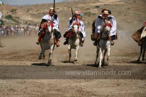 Ta3m ou Waada Rjal Meghila, ou Waadat Al Kraiche, fantasia, la3b, Goum ...