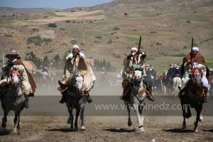 Ta3m ou Waada Rjal Meghila, ou Waadat Al Kraiche, fantasia, la3b, Goum ...