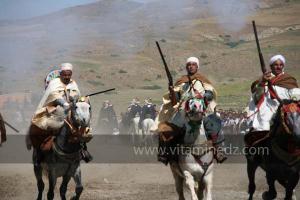 Ta3m ou Waada Rjal Meghila, ou Waadat Al Kraiche, fantasia, la3b, Goum ...