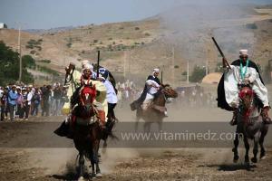 Ta3m ou Waada Rjal Meghila, ou Waadat Al Kraiche, fantasia, la3b, Goum ...