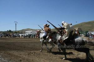 Ta3m ou Waada Rjal Meghila, ou Waadat Al Kraiche, fantasia, la3b, Goum ...