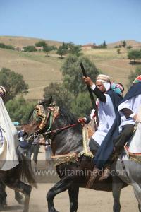 Ta3m ou Waada Rjal Meghila, ou Waadat Al Kraiche, fantasia, la3b, Goum ...