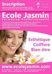 ECOLE JASMIN ESTHETIQUE COIFFURE FAUX ONGLES