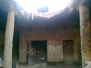 Structure dalle et poutre en construction traditionnelle pré-saharien !