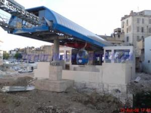 Constantine - Le téléphérique à l'arrêt