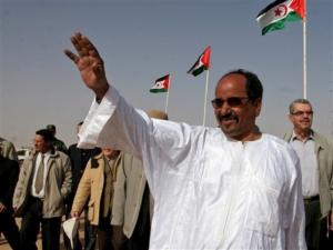 The president of the self-proclaimed Republic of Western Sahara,