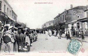 Boulevard du 1 Novembre en 1900 AIN TEMOUCHENT