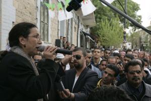 Louisa Hanoune, spokeswoman of Algeria's Workers' Party and candidate in