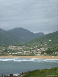 Paysage de la plage Les Aftis