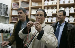 Louisa Hanoune, spokeswoman of Algeria's Workers' Party and candidate in