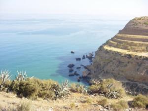 Vue sur la plage de Sidi Boucif, Beni Saf