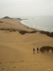 Vue sur la plage de Chaabia, Mostaganem