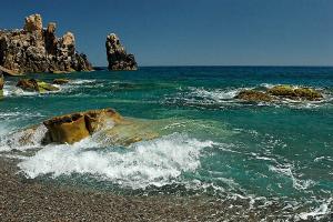 La plage de Tighremt, Béjaia