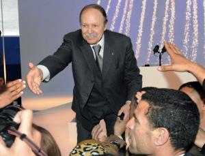 Algerian President and candidate in presidential elections, Abdelaziz Bouteflika is