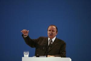 Abdelaziz Bouteflika, Algeria's president and candidate in the upcoming presidential