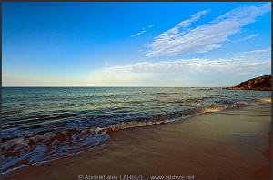 La plage Cap Rosa, El Tarèf