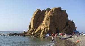 La plage de Sidi el Djilali, Damous