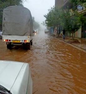 Tlemcen -  Inondations, routes coupées et panique chez la population