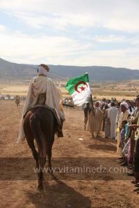 Cavalier à Waada Al Jebliya à Abid, Commune de Ain El Hdid (ex Martimprey), Wilaya de Tiaret