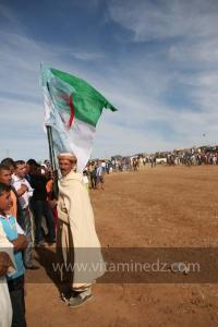 Foule de gens à la Waada Al Jebliya à Abid, Commune de Ain El Hdid (ex Martimprey), Wilaya de Tiaret