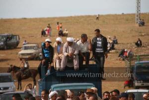 Foule de spectateurs Waada Al Jebliya à Abid, Commune de Ain El Hdid (ex Martimprey), Wilaya de Tiaret