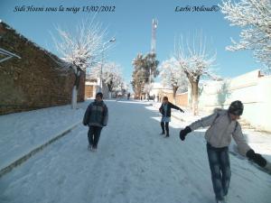 Sidi Hosni sous la neige 05/02/2012
