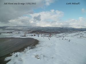 Sidi Hosni sous la neige 15/02/2012