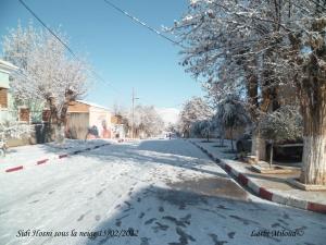 Sidi Hosni sous la neige 15/02/2012